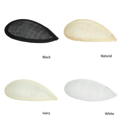 Sinamay Tear Fascinator Base 8x16cm - HB016