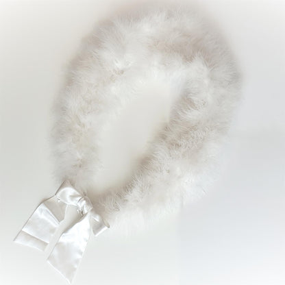 Marabou Feather Shawl One Size Fits Most - HA049