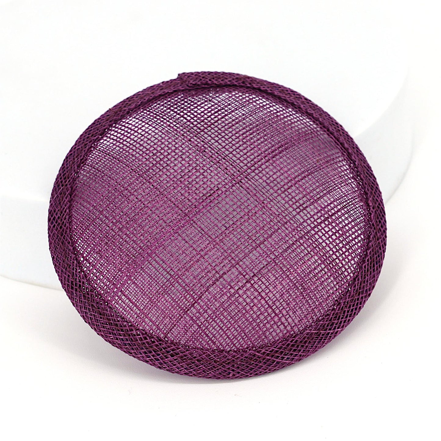 Sinamay Straw Round Fascinator Base 10.5cm - HB007