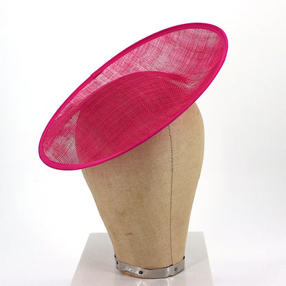UK Made Sinamay Sweep Saucer Fascinator Base HA012