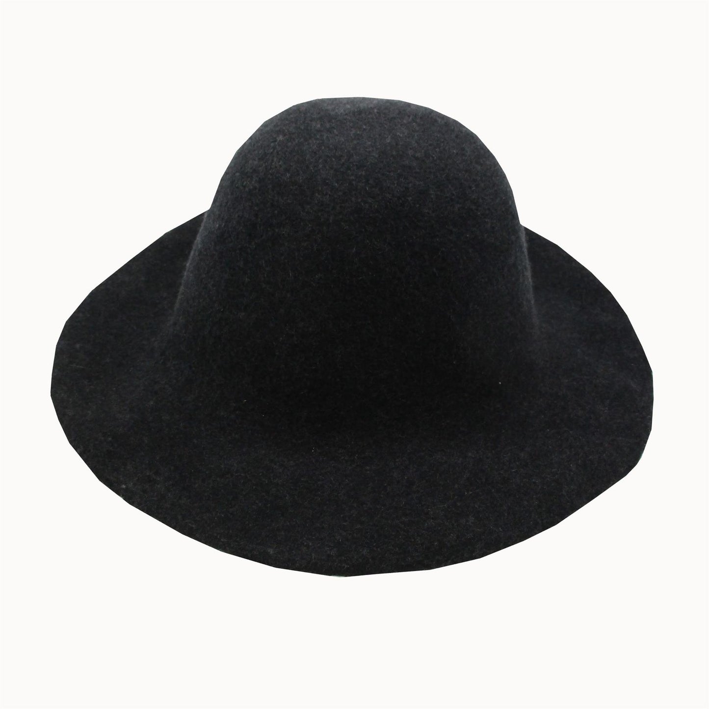 Melange Fleck Felt Flared Capeline 28cm HF043