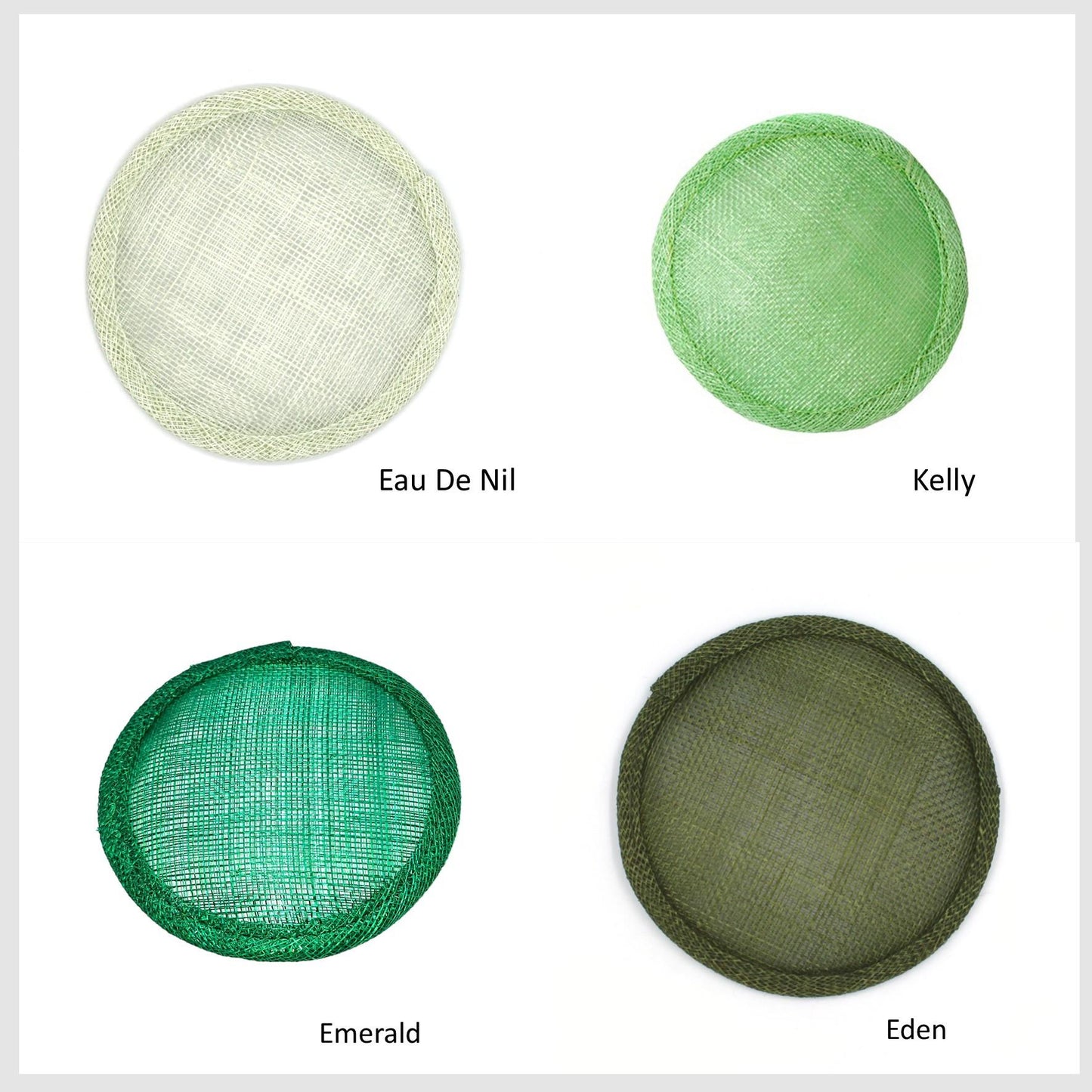 Sinamay Straw Fascinator Base 10cm - HB007