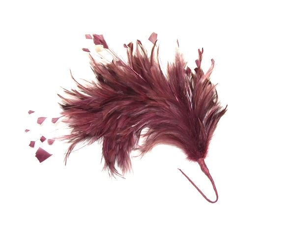Hackle Feather Stripped Coq Mount 30cm - FM080