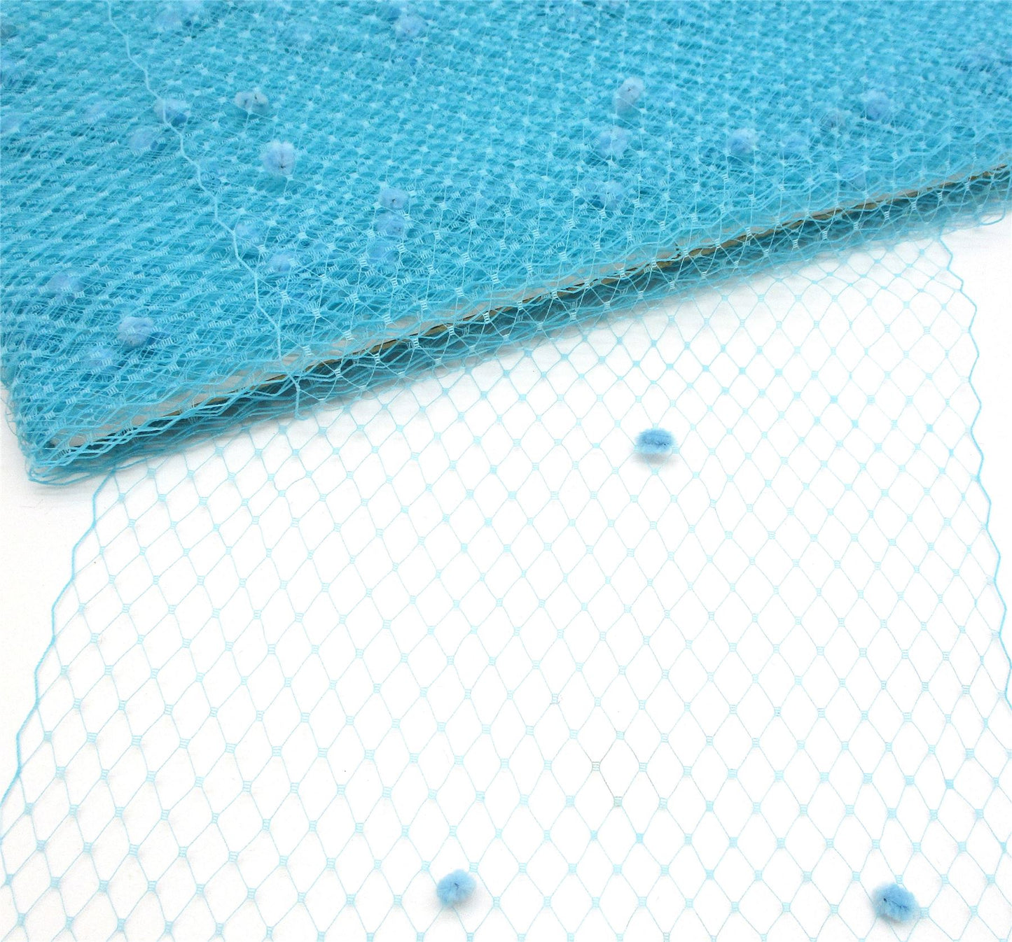 Classic Plain Veil with Spots 20cm x1m - BR002