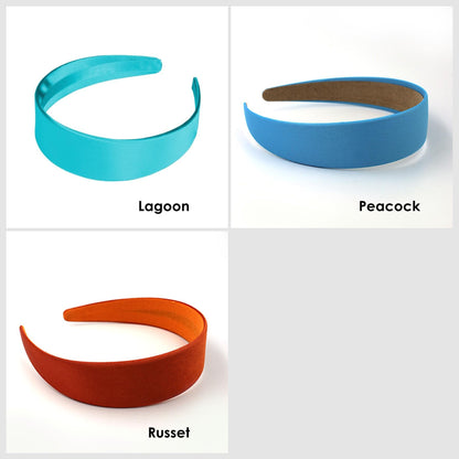 Budget Satin Headband 3cm to 3.5cm - HB009