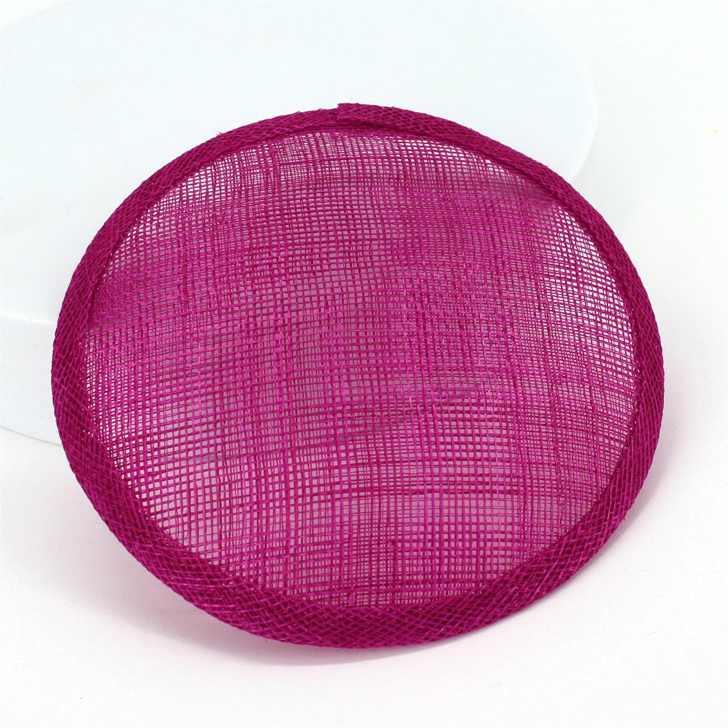 Sinamay Straw Round Fascinator Base 13.5cm - HB008