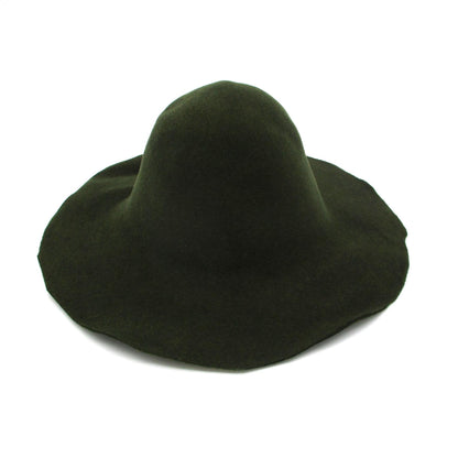 Melange Fleck Felt Flared Capeline 28cm HF043