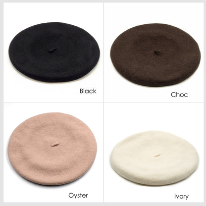 Traditional Wool Beret 27cm - HA037
