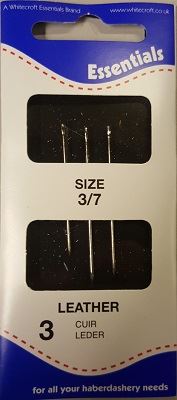 Hand Leather Needles Size 2/7 x 6pcs HB078