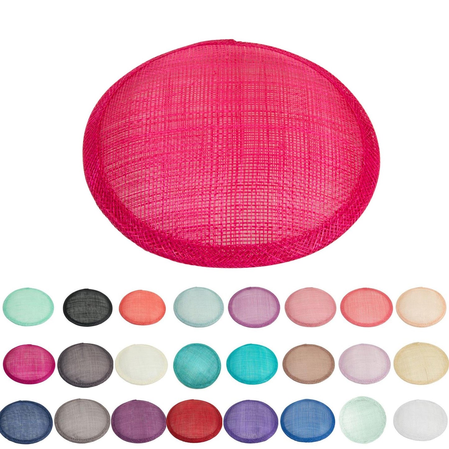 Sinamay Straw Fascinator Base 14cm - HB008