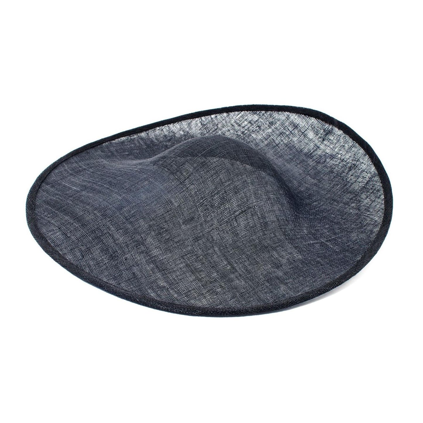 China Made Sinamay Side Sweep Hat Base 43x45cm - HA080A