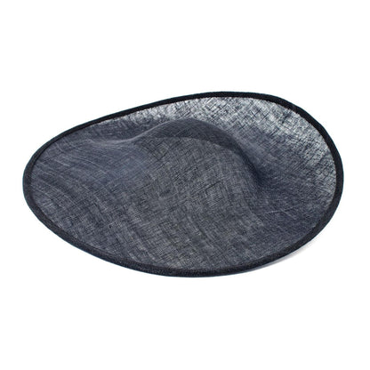 China Made Sinamay Side Sweep Hat Base 43x45cm - HA080A