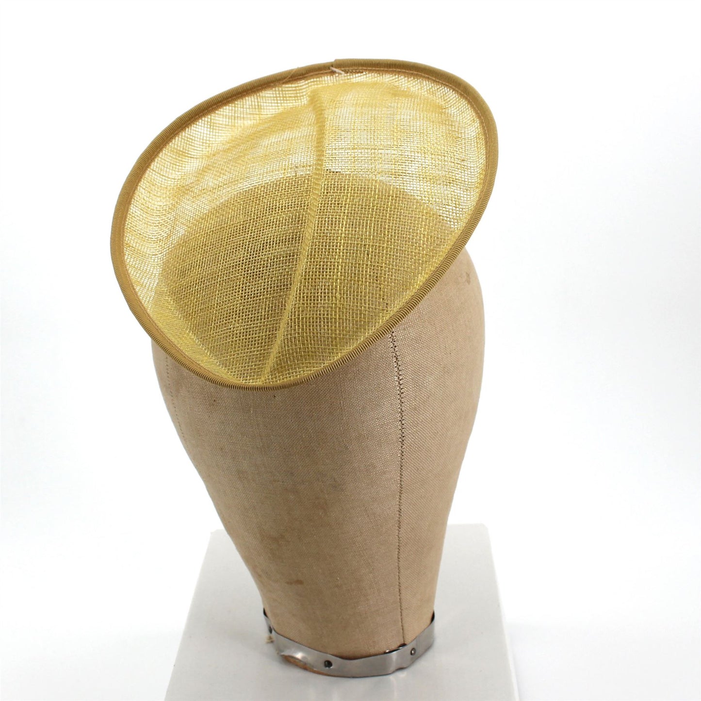 UK Made Coffee Bean Sinamay Base 20x18cm - HA018S