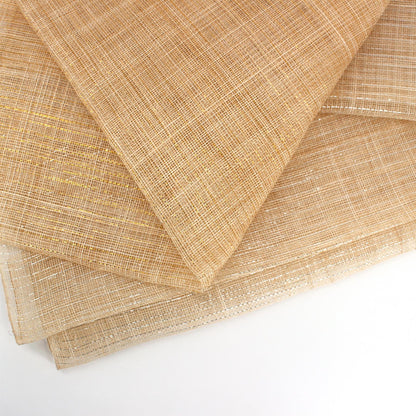 Hand Made Lurex Sinamay 90cm x 1m - FS066