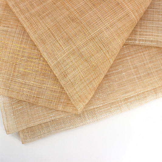Hand Made Lurex Sinamay 90cm x 1m - FS066