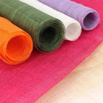 Machine-woven Stiffened Sinamay 90cm x 1m - FS002