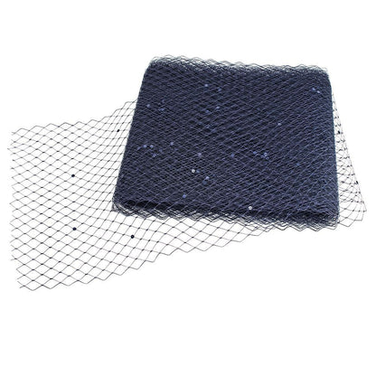 Sequin Merry Widow Veil 30cm x1m - BR008