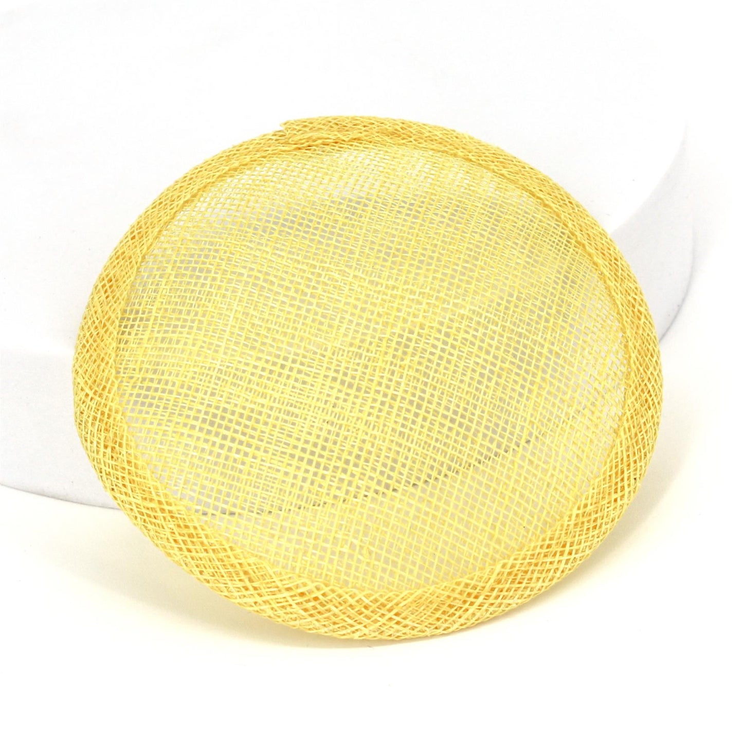 Sinamay Straw Round Fascinator Base 10.5cm - HB007