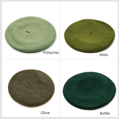 Traditional Wool Beret 27cm - HA037