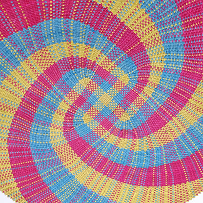 Multi Coloured Sabutan Mat Hat Base 70cm - HF006