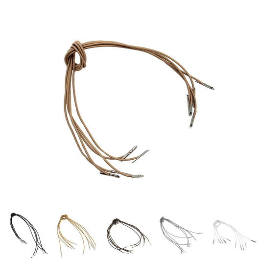 Hat Elastics with Prongs 5x30cm x 5pcs - BR117