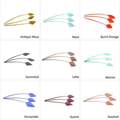 Arrow Head Turkey Feather 30cm x 3pcs - FE014