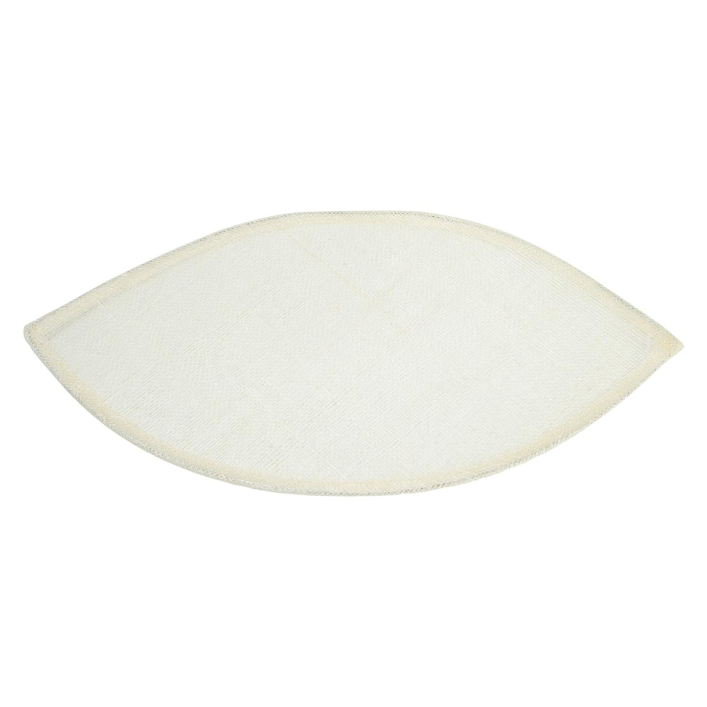Sinamay Teardrop Fascinator Base 38x19cm - HA075
