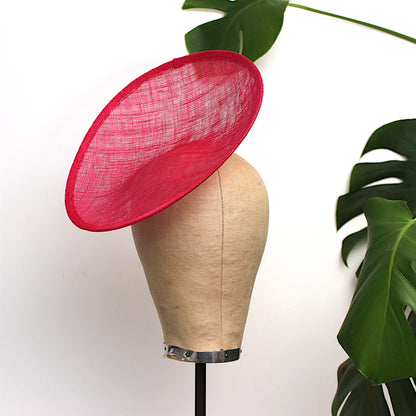 Sinamay Saucer Up brim Base 26x27cm - HA019