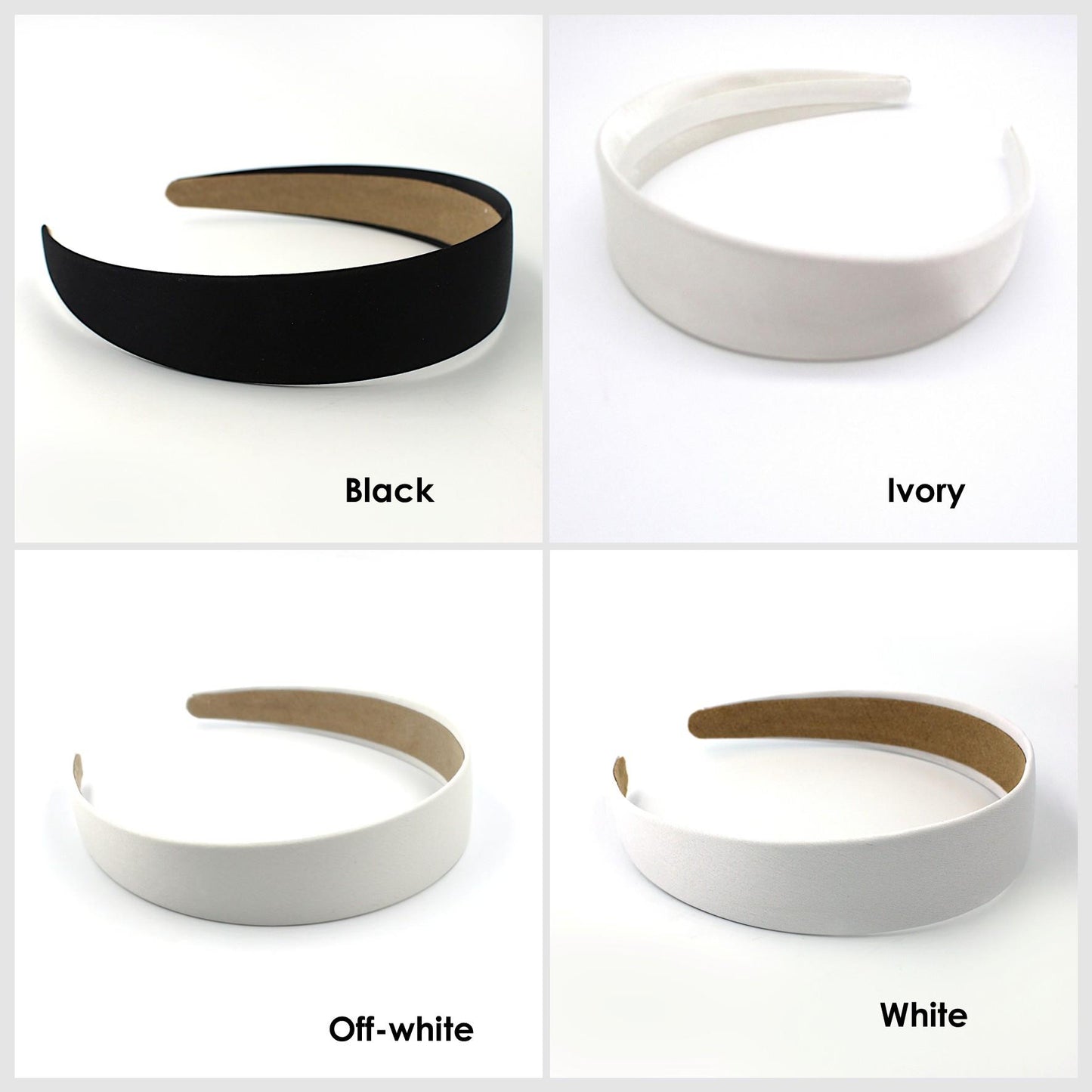 Budget Satin Headband 3cm to 3.5cm - HB009