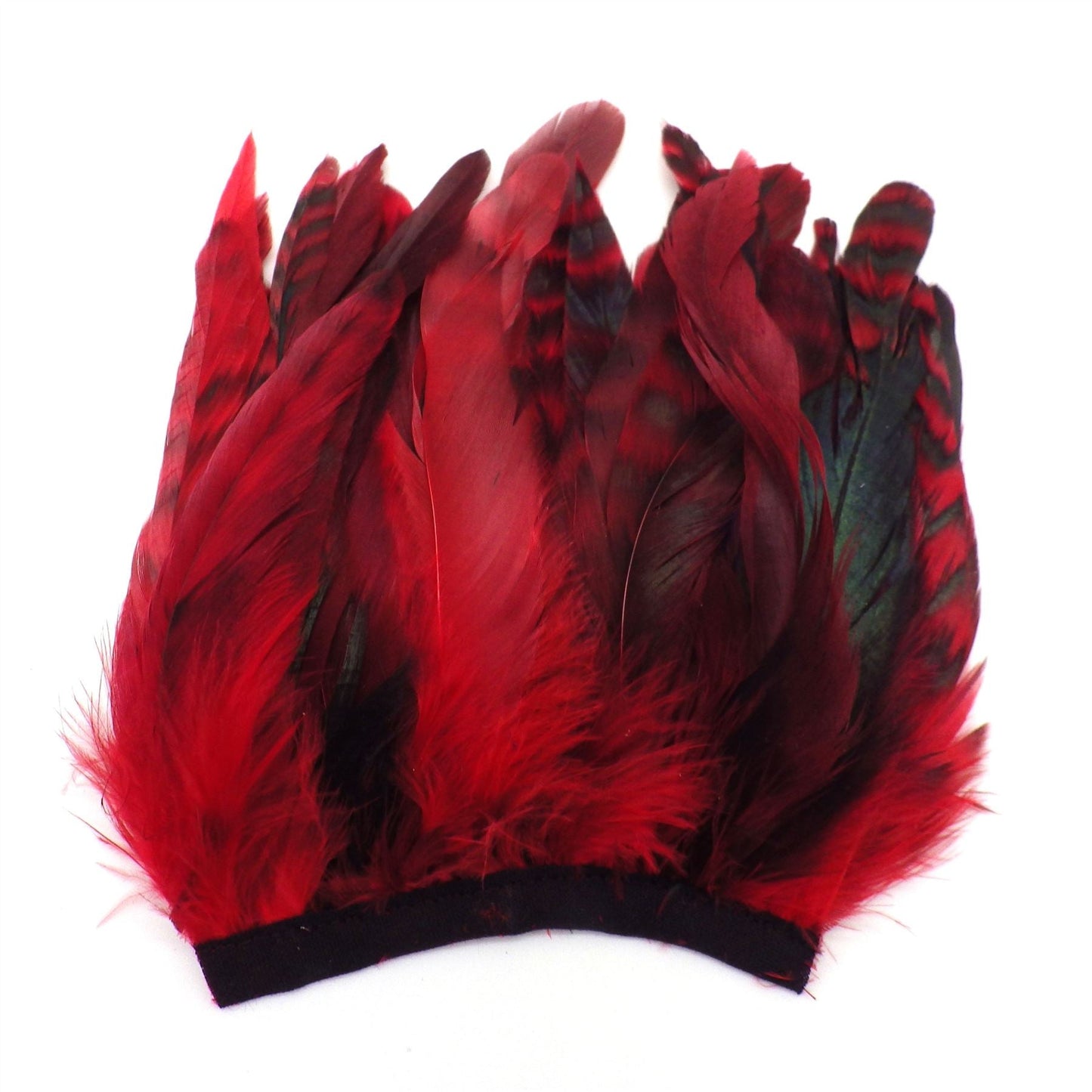 Chinchilla Feather Fringe 12cm x 10cm FR003