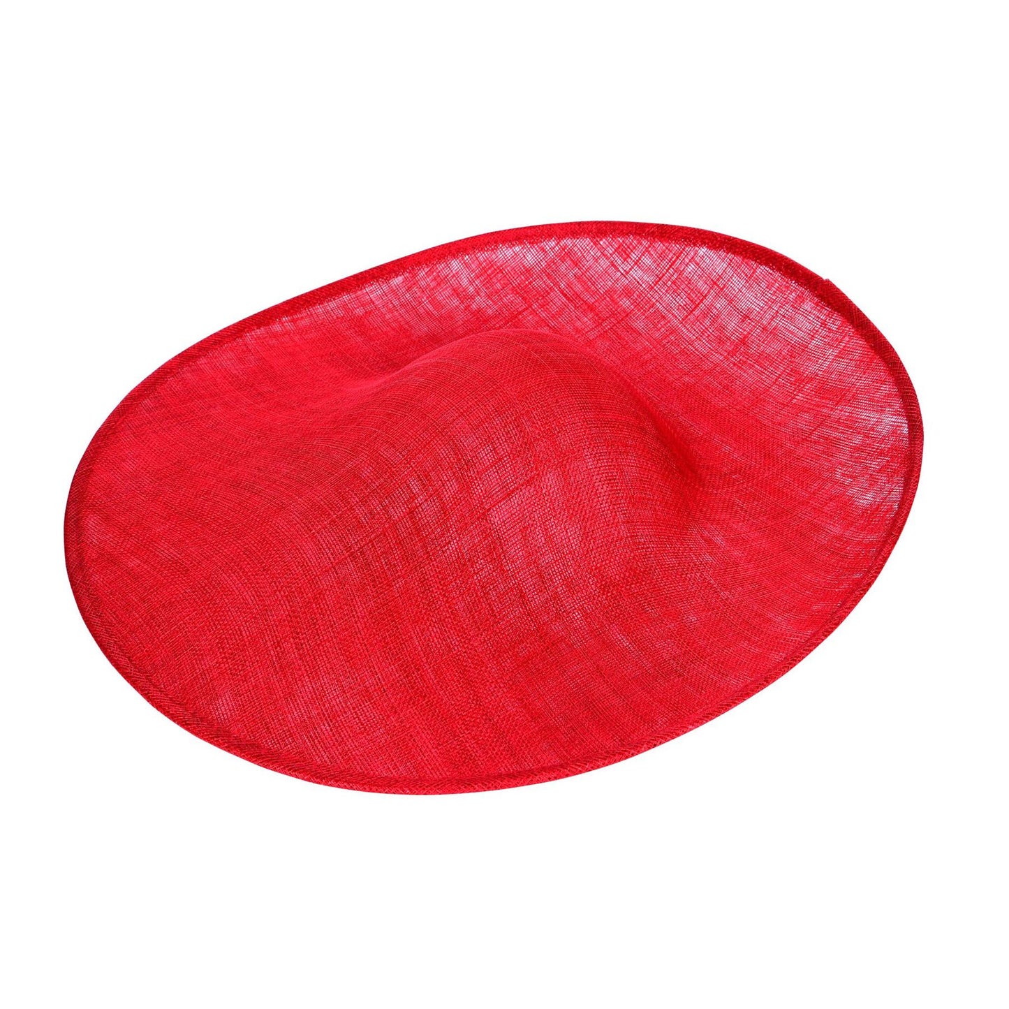 China Made Sinamay Side Sweep Hat Base 43x45cm - HA080A