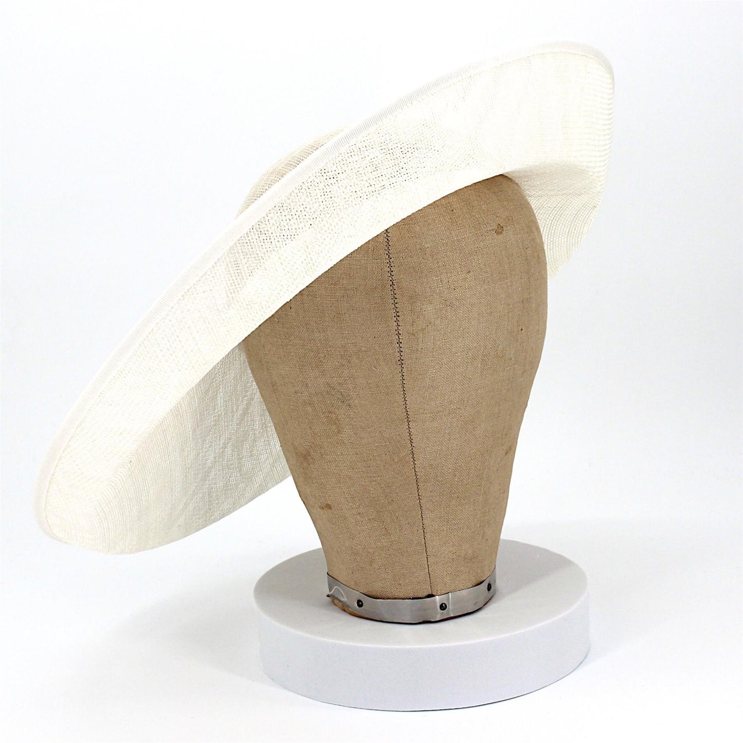 UK Made Sinamay Wide Fascinator Base 36 x 38cm HA105