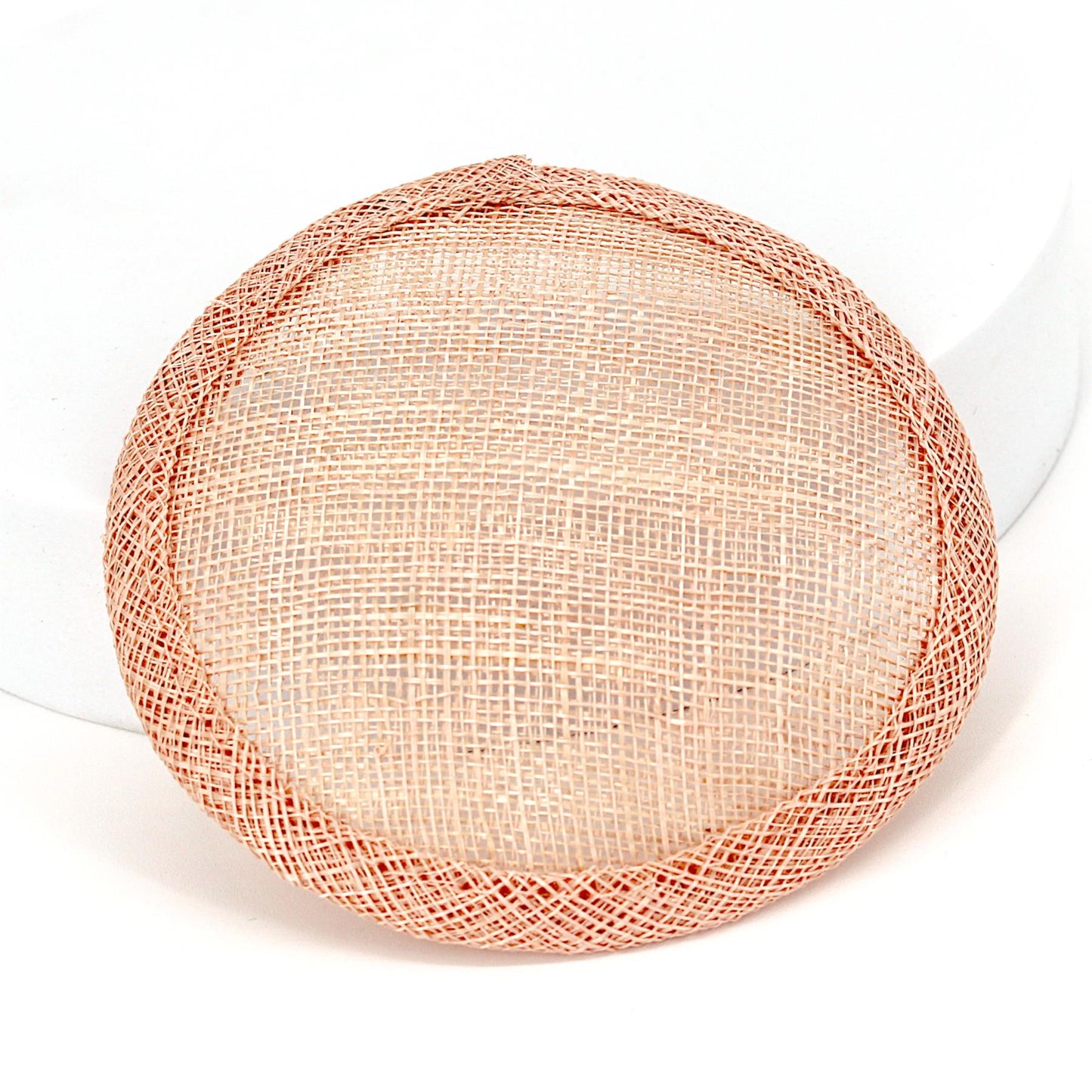 Sinamay Straw Round Fascinator Base 10.5cm - HB007