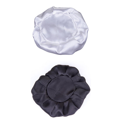 Satin Pleat Rosette Hat Lining 15cm drop HA038