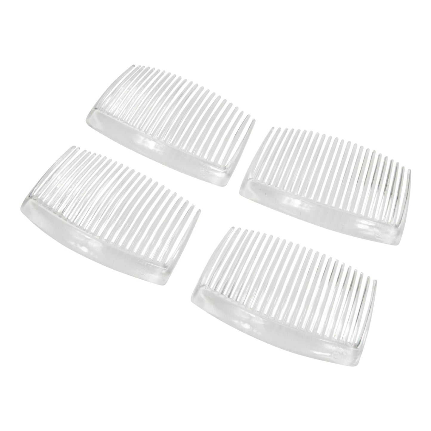 Plastic Comb 4.5 x 7.5cm 4pcs HB005