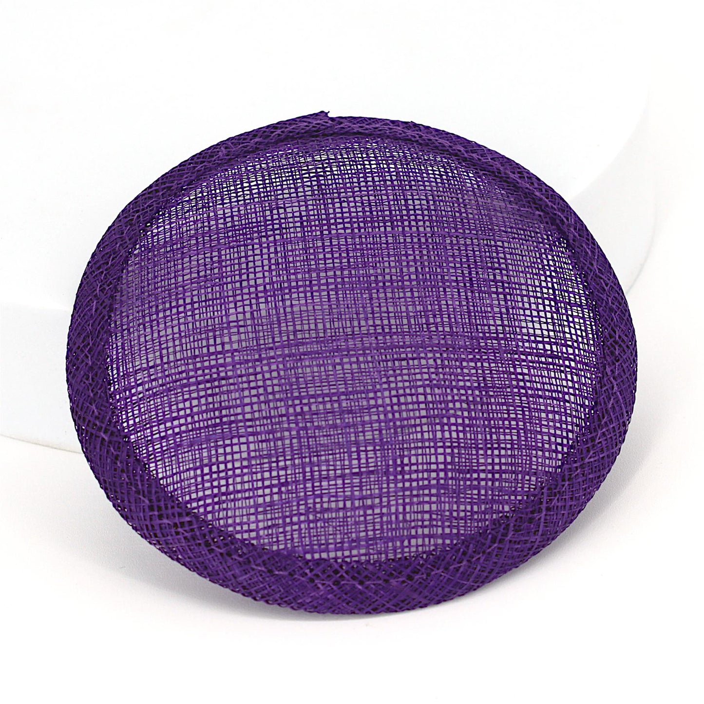 Sinamay Straw Round Fascinator Base 10.5cm - HB007