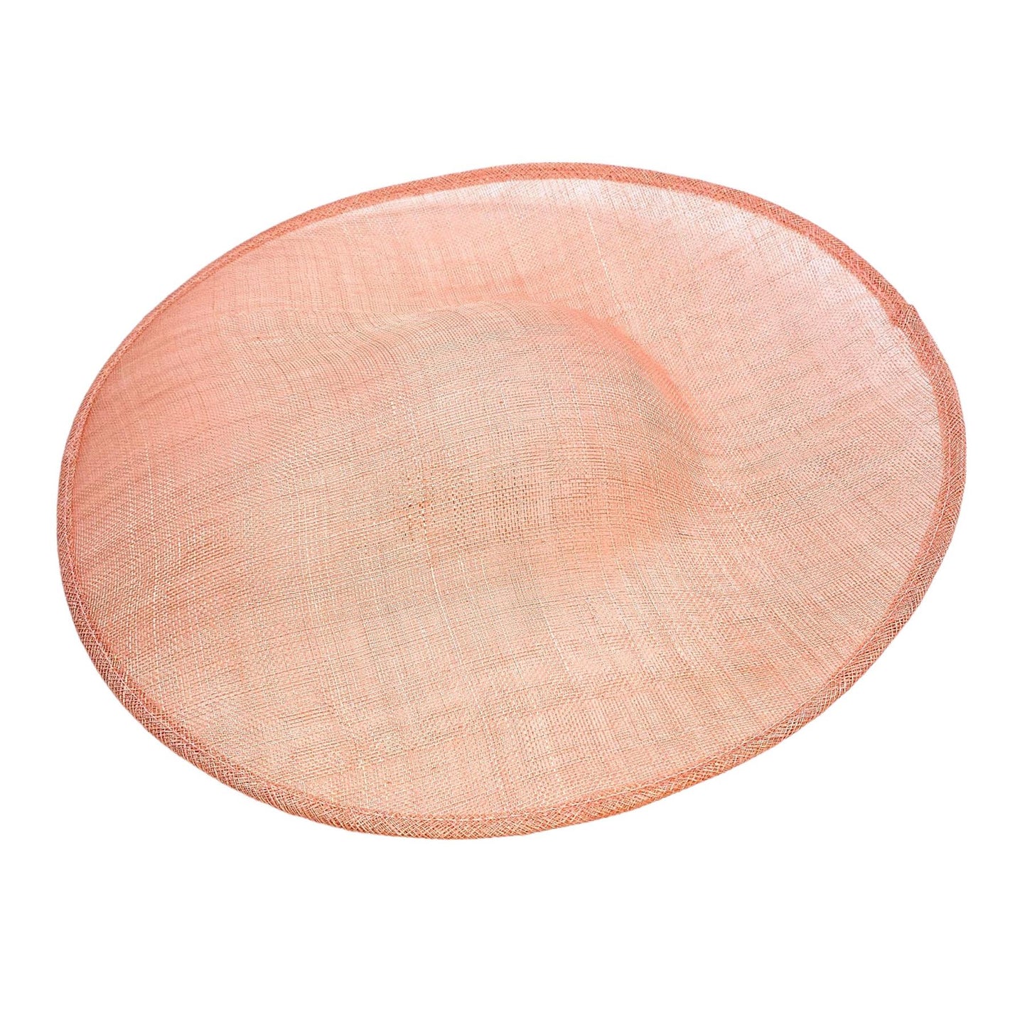 China Made Sinamay Side Sweep Hat Base 43x45cm - HA080A