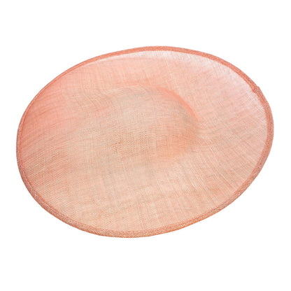 China Made Sinamay Side Sweep Hat Base 43x45cm - HA080A