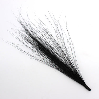 Burnt Peacock Brush Mount 20cm - FM083