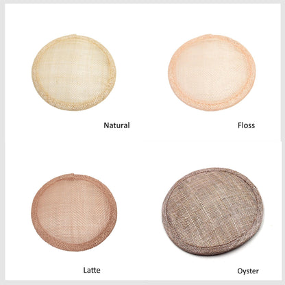 Sinamay Straw Fascinator Base 10cm - HB007