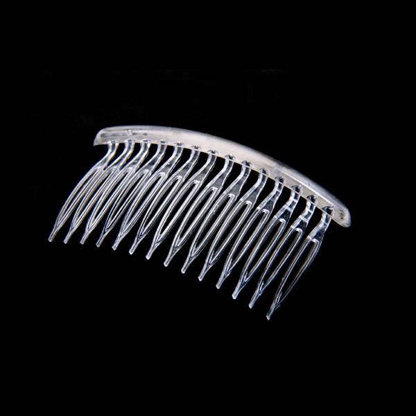 Split Tooth Plastic Comb 4x7.5cm x 4pcs - HB004