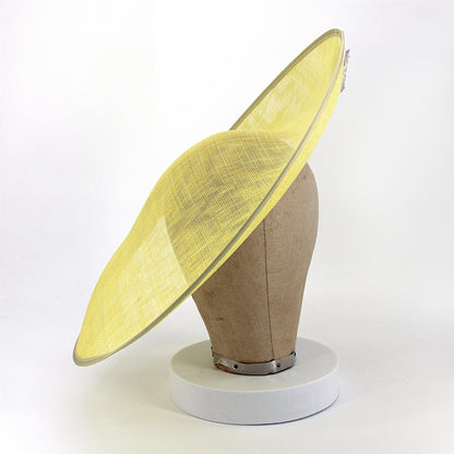 UK Made Sinamay Side Sweep Hat Base 43 x 45cm HA080