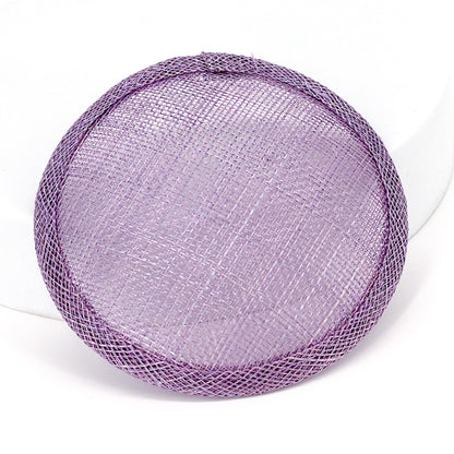 Sinamay Straw Round Fascinator Base 10.5cm - HB007