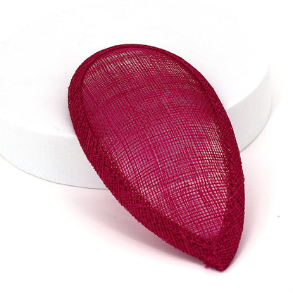 Sinamay Teardrop Fascinator Base 16cm - HB016