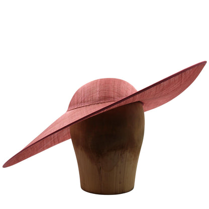 UK Made To Order Huge Sinamay Side Sweep Round Crown HA084