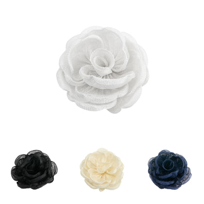 Sinamay Cabbage Rose 12cm Diameter FL007