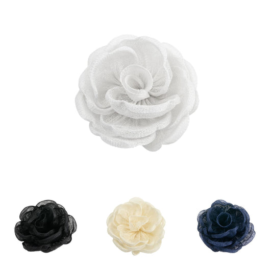 Sinamay Cabbage Rose 12cm Diameter FL007