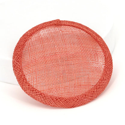 Sinamay Straw Round Fascinator Base 10.5cm - HB007