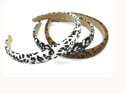 Animal Print Padded Headband 2cm - HB030