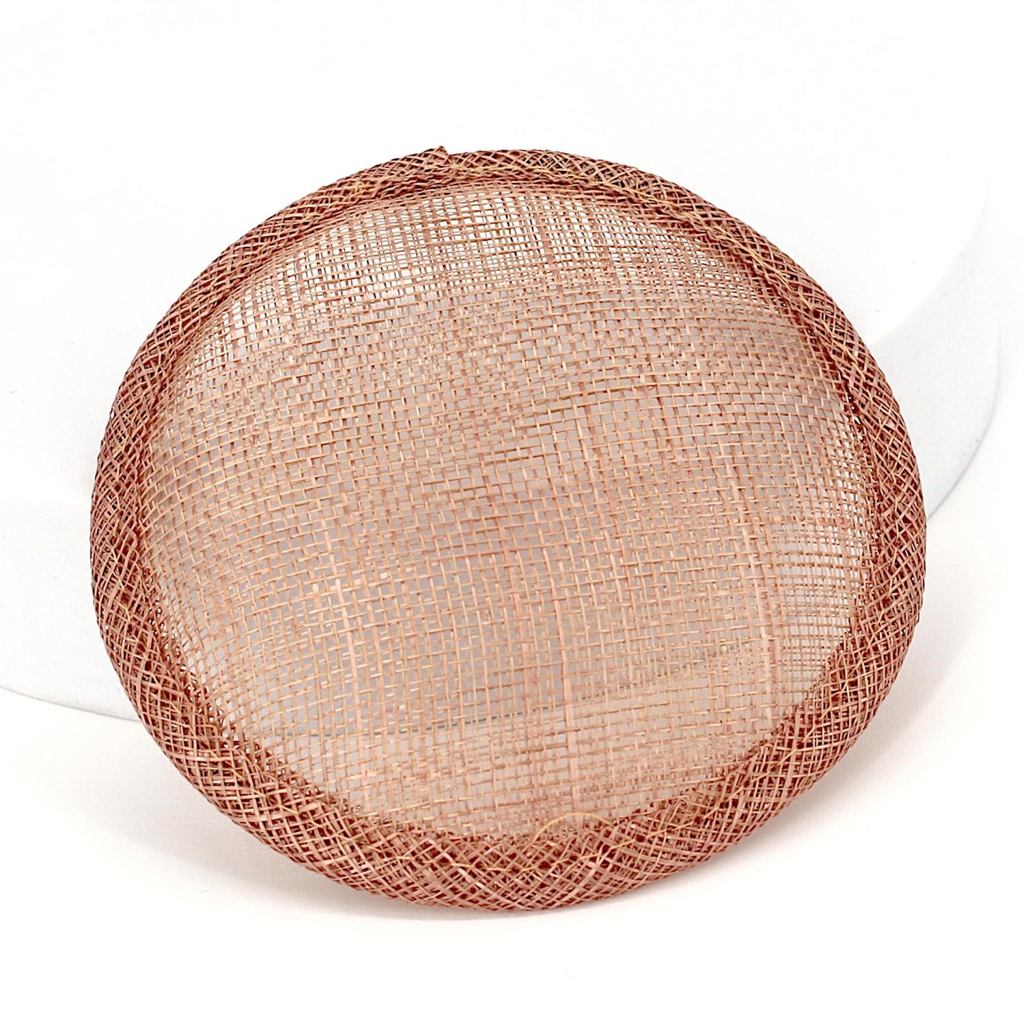 Sinamay Straw Round Fascinator Base 10.5cm - HB007